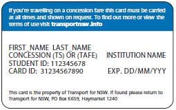 NSW tertiary card 2017