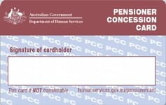 Pensioner Concession Card